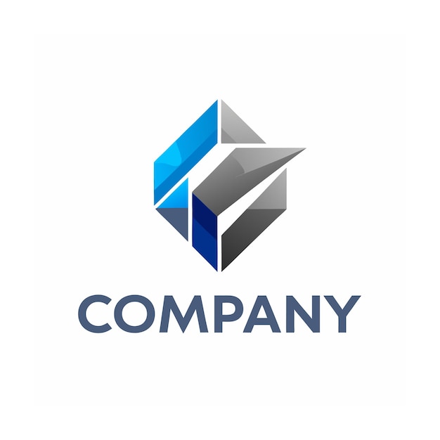 plantilla de logotipo de negocio creativo de tipo minimalista