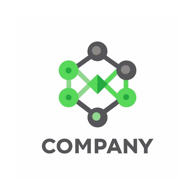 plantilla de logotipo de negocio creativo de tipo minimalista