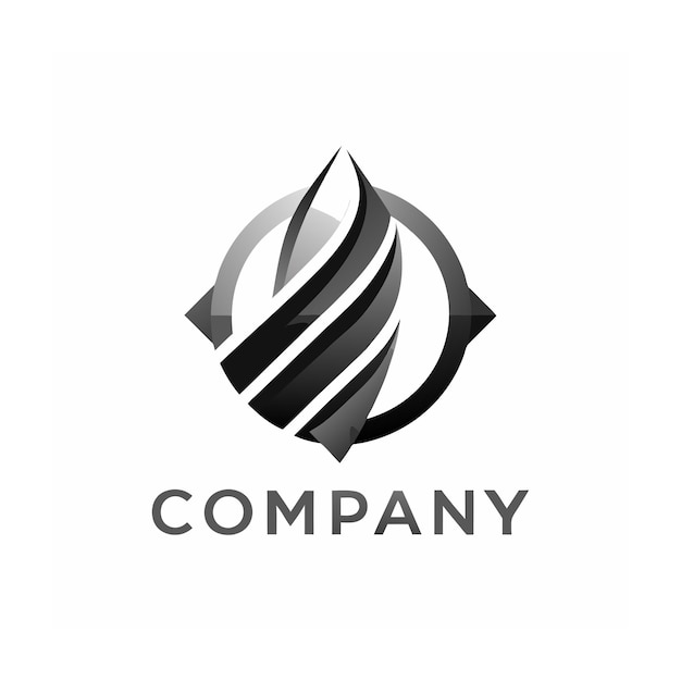 plantilla de logotipo de negocio creativo de tipo minimalista