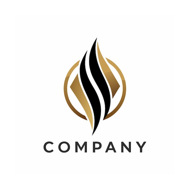 plantilla de logotipo de negocio creativo de tipo minimalista