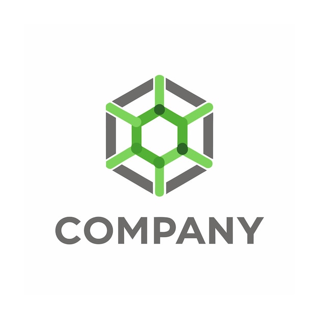 plantilla de logotipo de negocio creativo de tipo minimalista