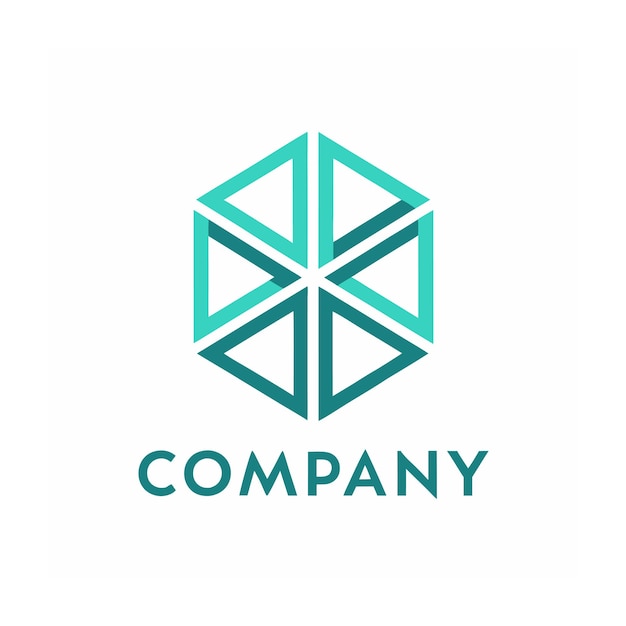 plantilla de logotipo de negocio creativo de tipo minimalista