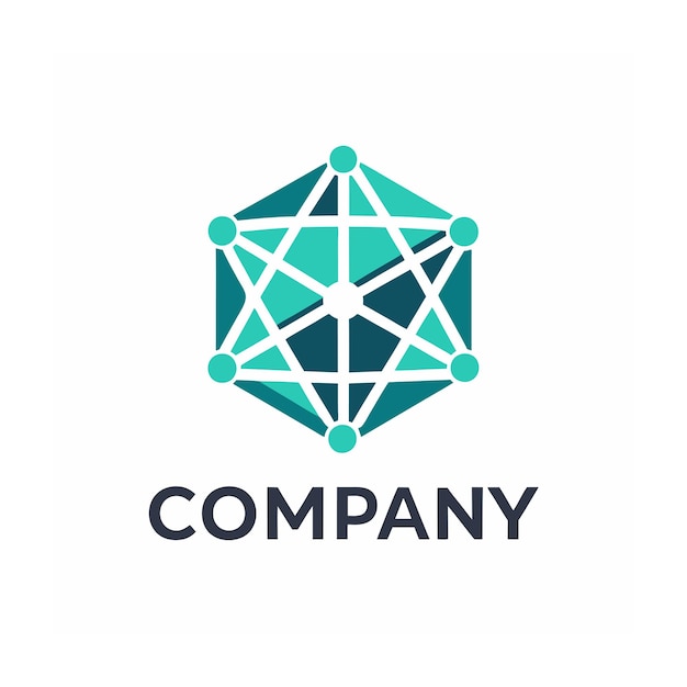 plantilla de logotipo de negocio creativo de tipo minimalista