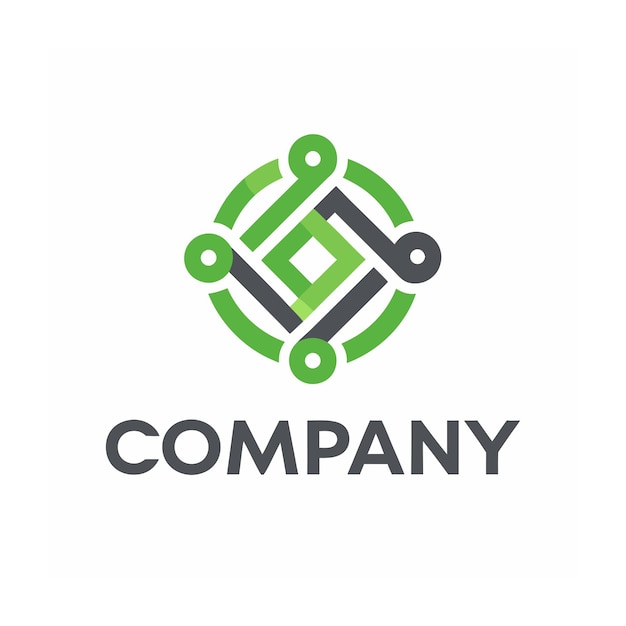 plantilla de logotipo de negocio creativo de tipo minimalista