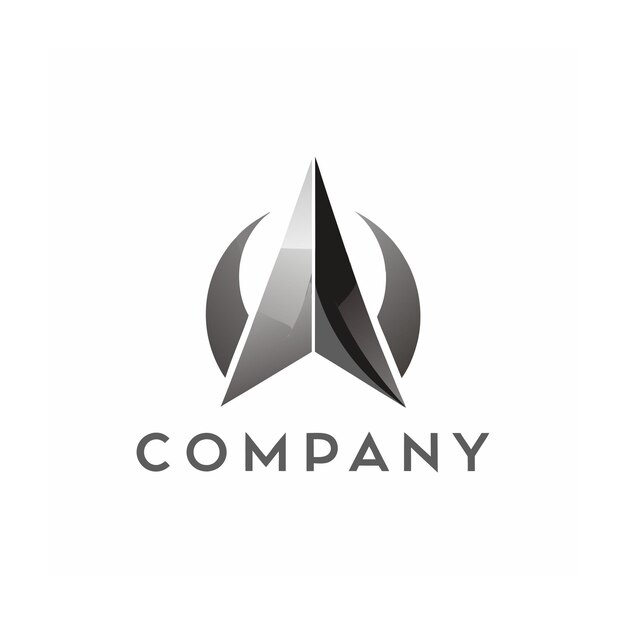 plantilla de logotipo de negocio creativo de tipo minimalista