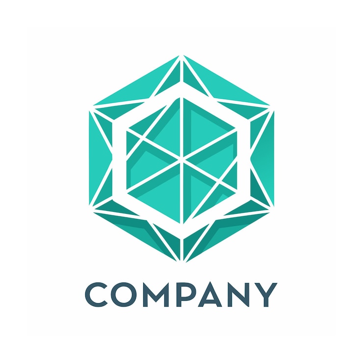 Vector plantilla de logotipo de negocio creativo de tipo minimalista