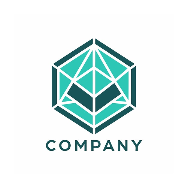plantilla de logotipo de negocio creativo de tipo minimalista