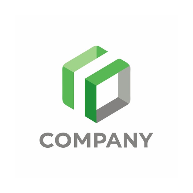 plantilla de logotipo de negocio creativo de tipo minimalista