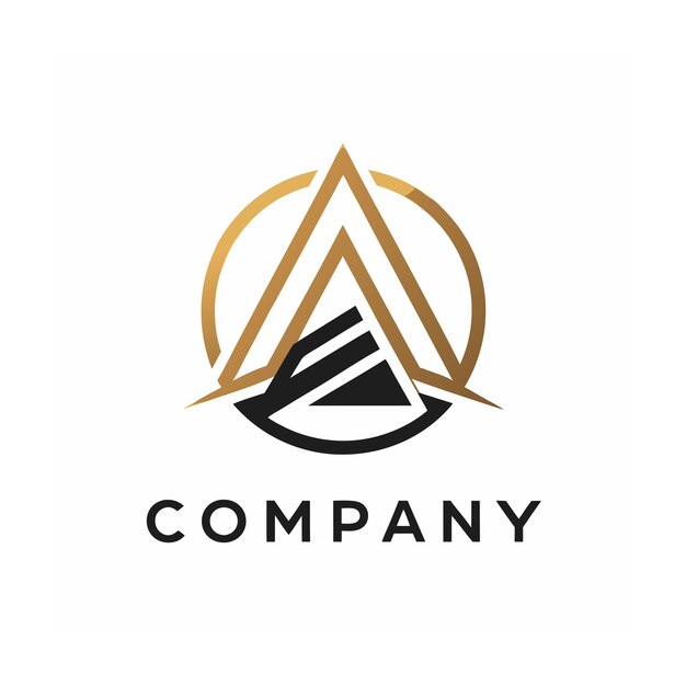 plantilla de logotipo de negocio creativo de tipo minimalista
