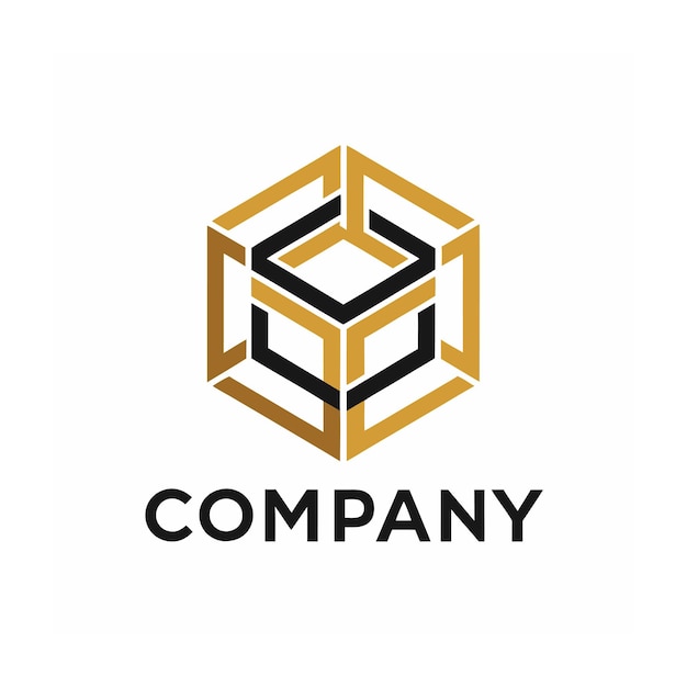 plantilla de logotipo de negocio creativo de tipo minimalista