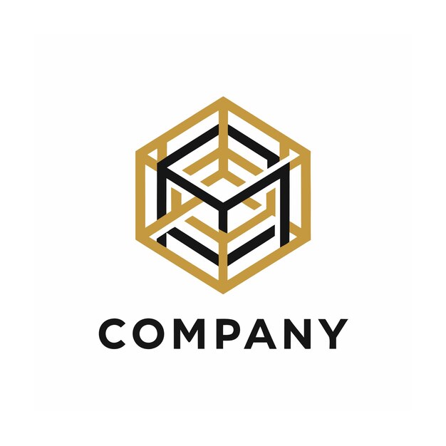 plantilla de logotipo de negocio creativo de tipo minimalista