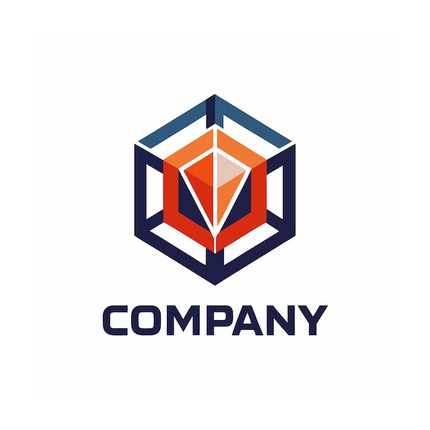 plantilla de logotipo de negocio creativo de tipo minimalista