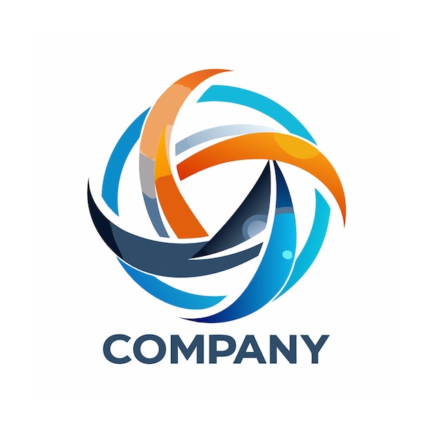 plantilla de logotipo de negocio creativo de tipo minimalista