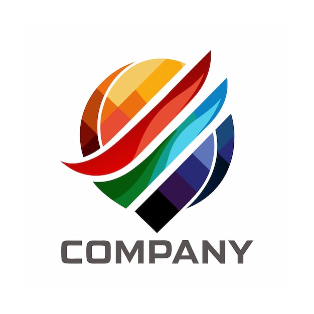 plantilla de logotipo de negocio creativo de tipo minimalista