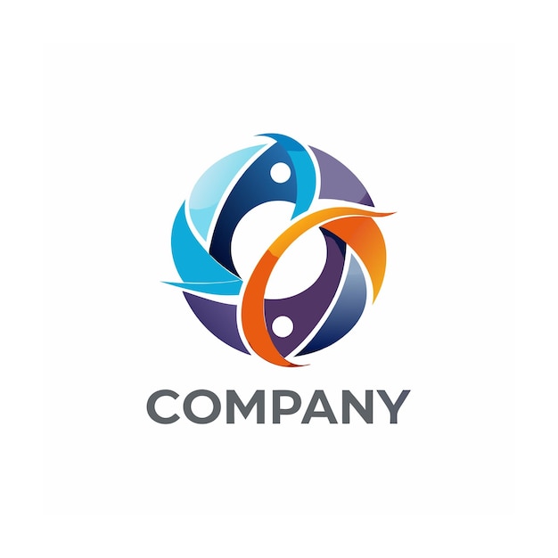 plantilla de logotipo de negocio creativo de tipo minimalista