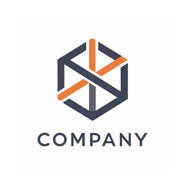 plantilla de logotipo de negocio creativo de tipo minimalista