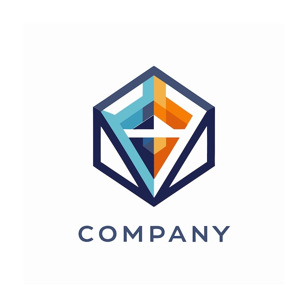 plantilla de logotipo de negocio creativo de tipo minimalista