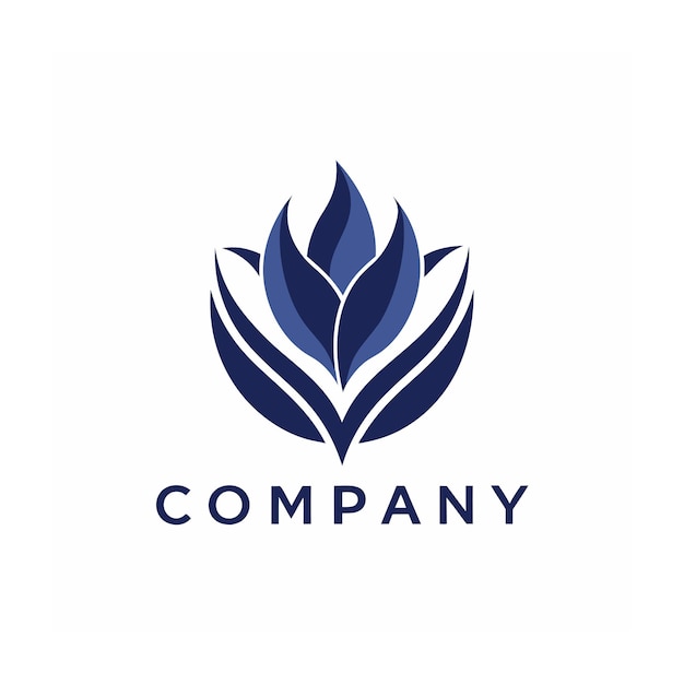 plantilla de logotipo de negocio creativo de tipo minimalista