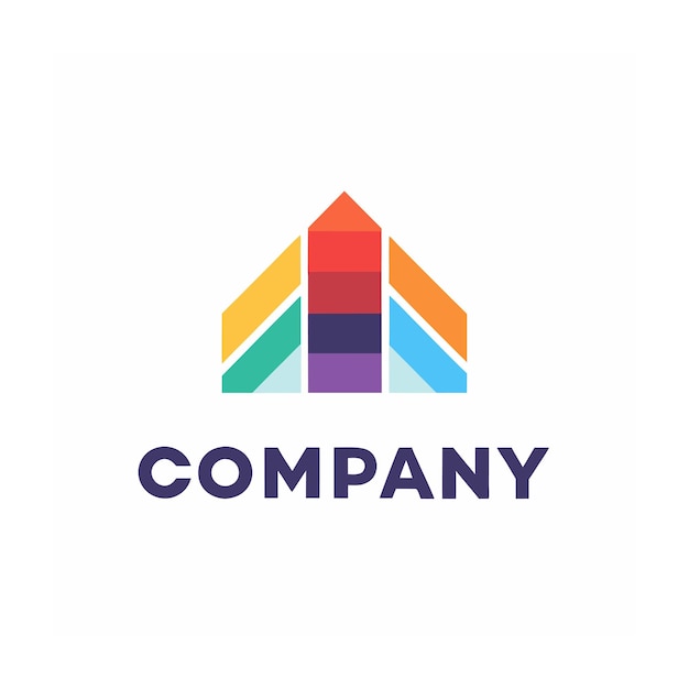 plantilla de logotipo de negocio creativo de tipo minimalista