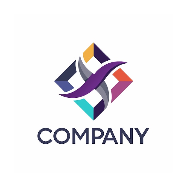 plantilla de logotipo de negocio creativo de tipo minimalista