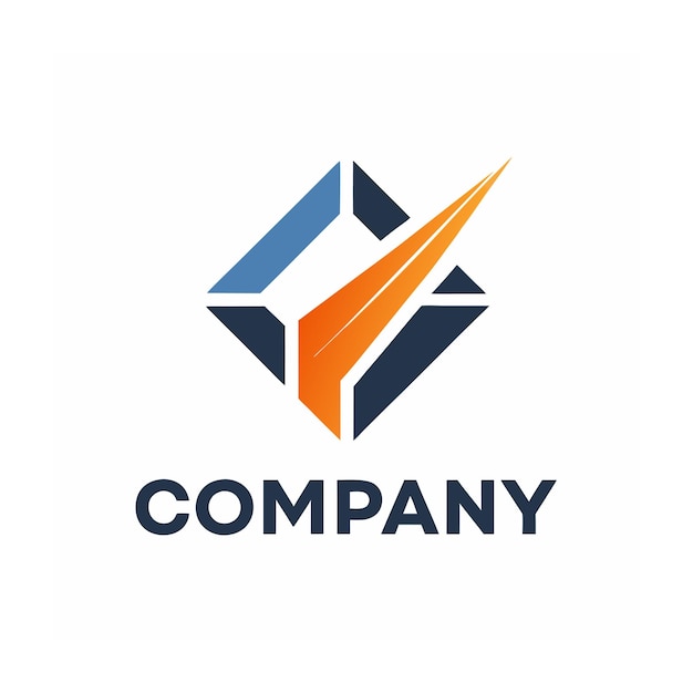 plantilla de logotipo de negocio creativo de tipo minimalista
