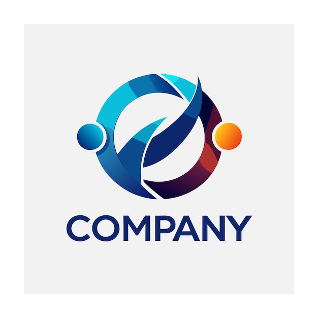 plantilla de logotipo de negocio creativo de tipo minimalista