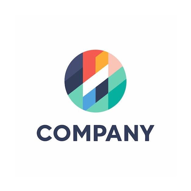 plantilla de logotipo de negocio creativo de tipo minimalista