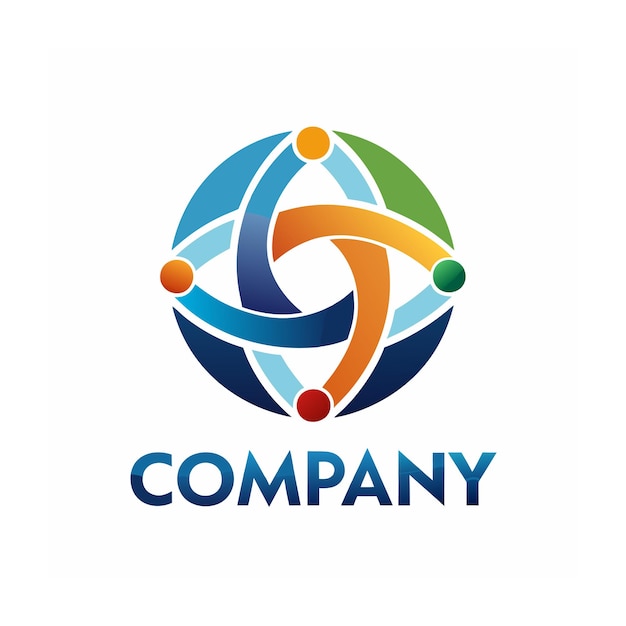 plantilla de logotipo de negocio creativo de tipo minimalista