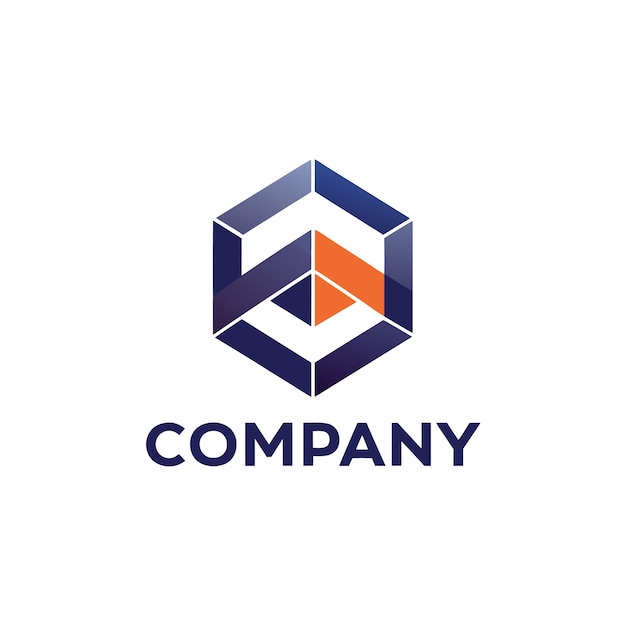 plantilla de logotipo de negocio creativo de tipo minimalista