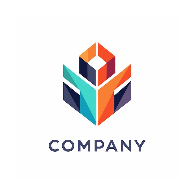 plantilla de logotipo de negocio creativo de tipo minimalista