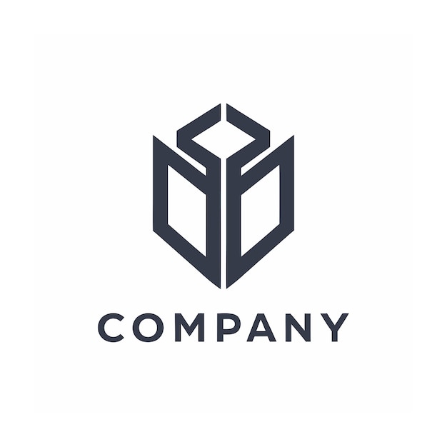 plantilla de logotipo de negocio creativo de tipo minimalista