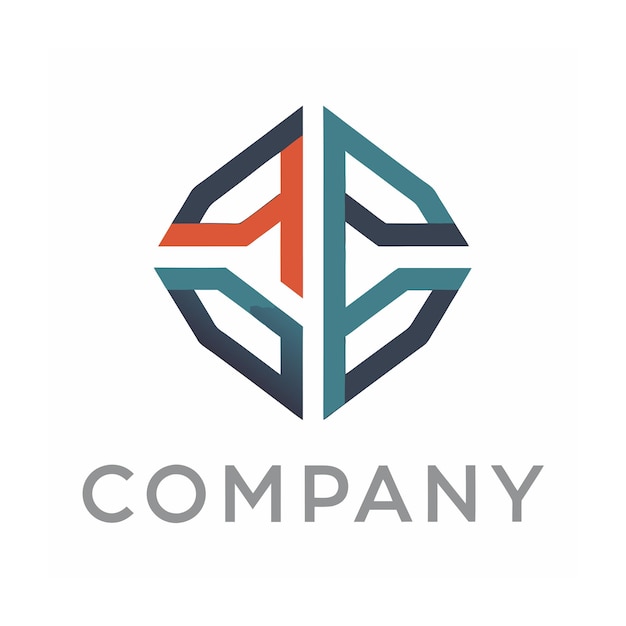 plantilla de logotipo de negocio creativo de tipo minimalista