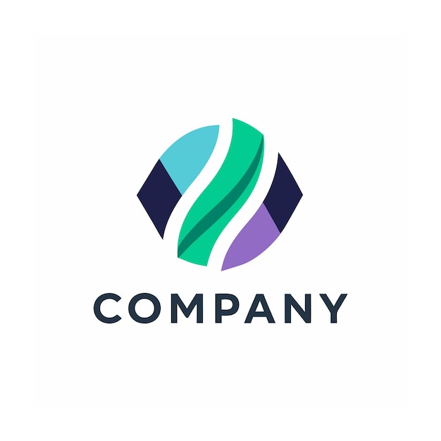 plantilla de logotipo de negocio creativo de tipo minimalista