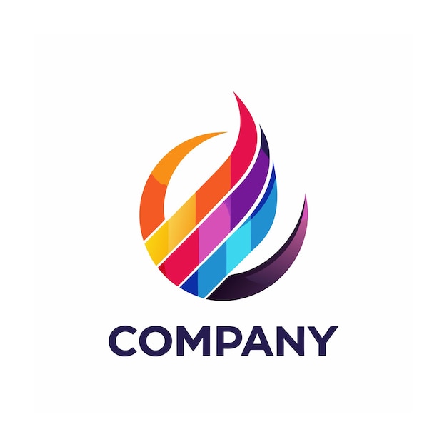 plantilla de logotipo de negocio creativo de tipo minimalista