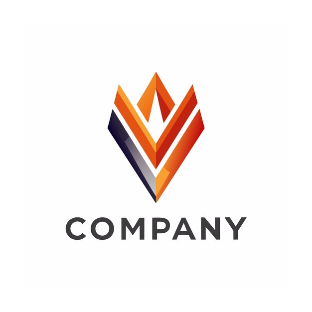 plantilla de logotipo de negocio creativo de tipo minimalista