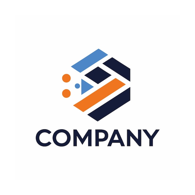 plantilla de logotipo de negocio creativo de tipo minimalista