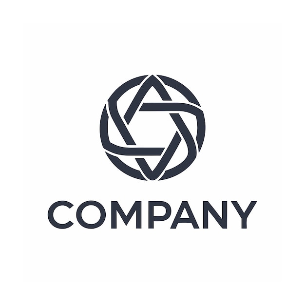 plantilla de logotipo de negocio creativo de tipo minimalista