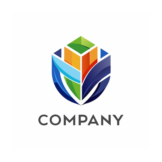 plantilla de logotipo de negocio creativo de tipo minimalista