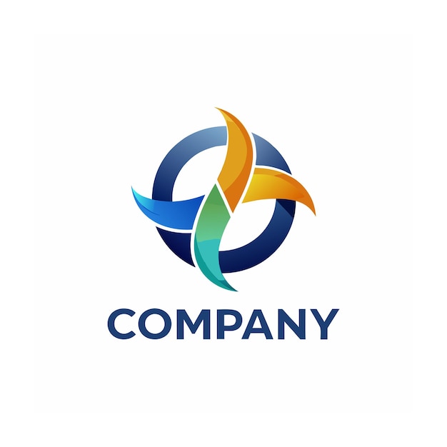 plantilla de logotipo de negocio creativo de tipo minimalista