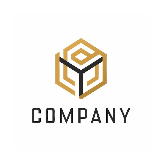 plantilla de logotipo de negocio creativo de tipo minimalista