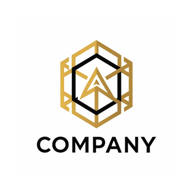 plantilla de logotipo de negocio creativo de tipo minimalista