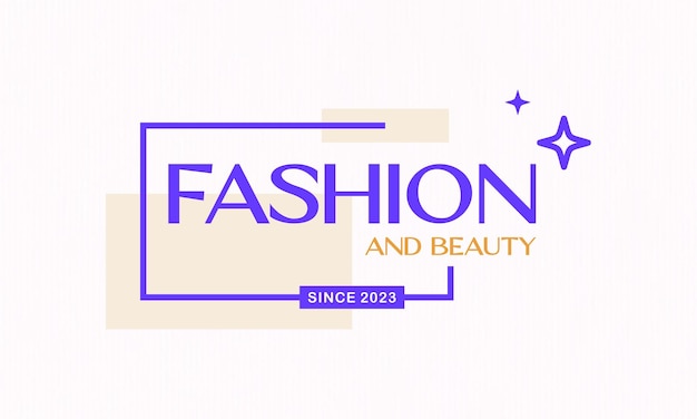 plantilla de logotipo de negocio de diseño de moda