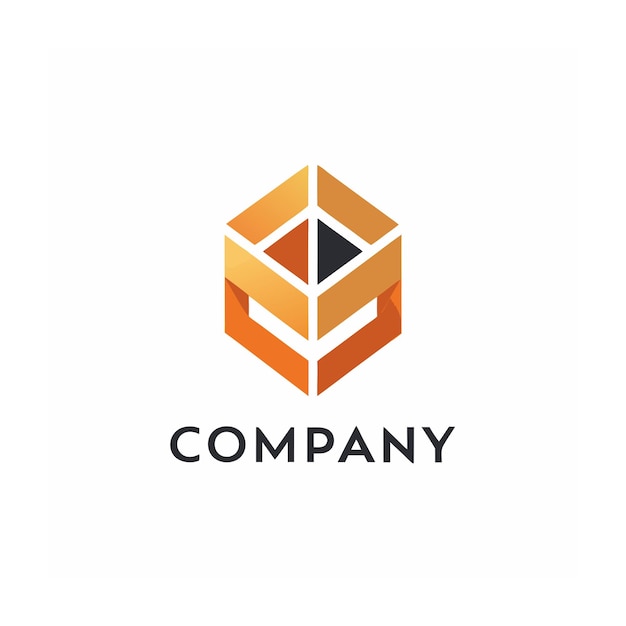 plantilla de logotipo de negocio de tipo minimalista