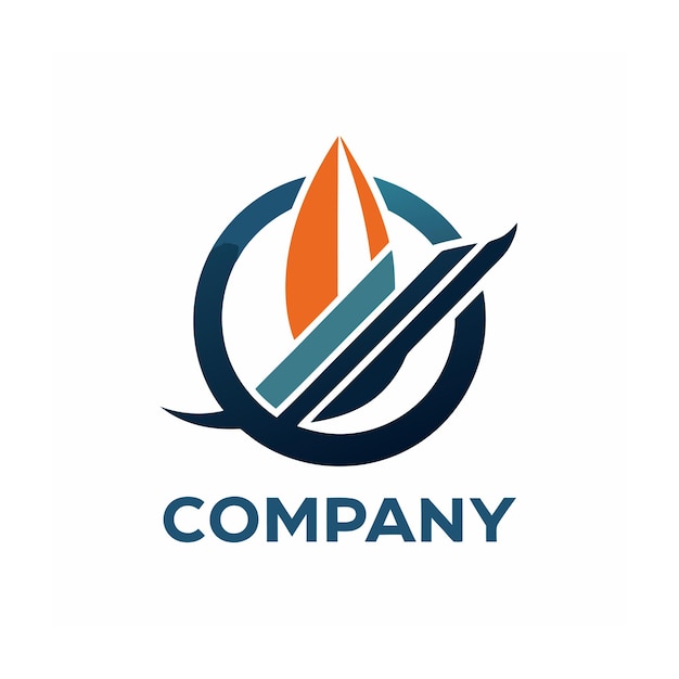 plantilla de logotipo de negocio de tipo minimalista