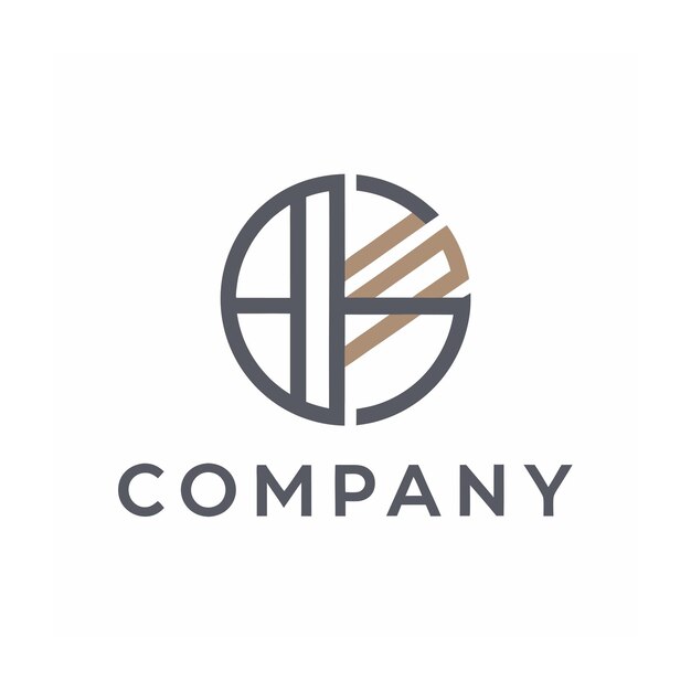 plantilla de logotipo de negocio de tipo minimalista