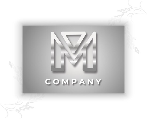 plantilla de logotipo de negocio de tipo minimalista