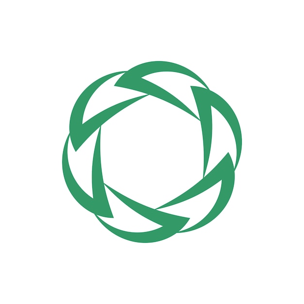 Plantilla de logotipo de onda Ilustración Diseño Vector EPS 10
