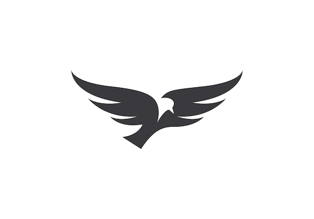 Plantilla de logotipo de pájaro ala
