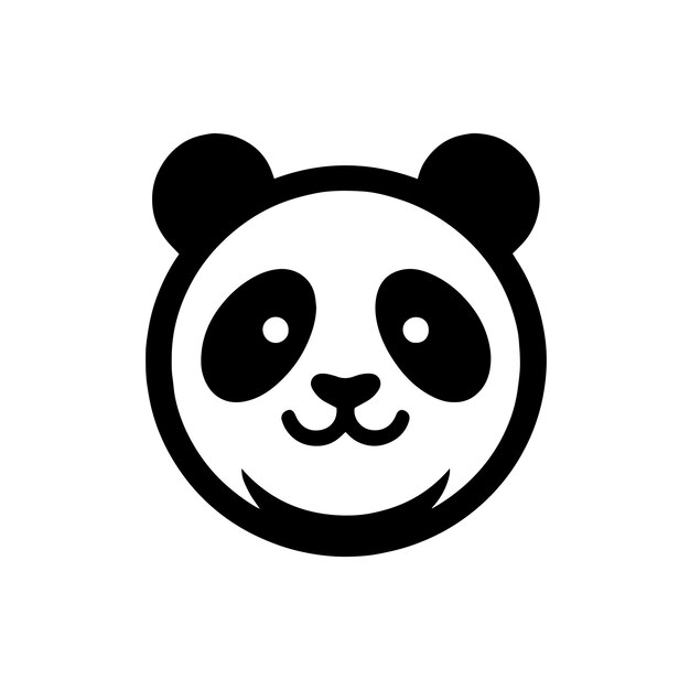 plantilla de logotipo de panda icono de identidad de marca aislado gráfico vectorial abstracto 1