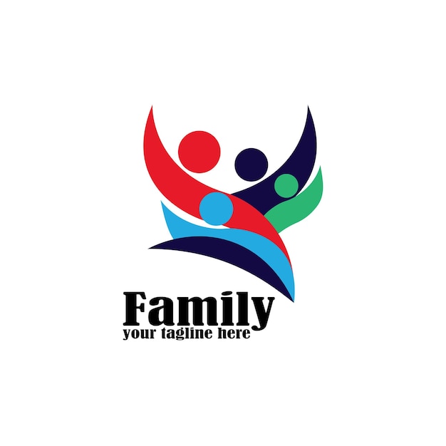 plantilla de logotipo de People Care